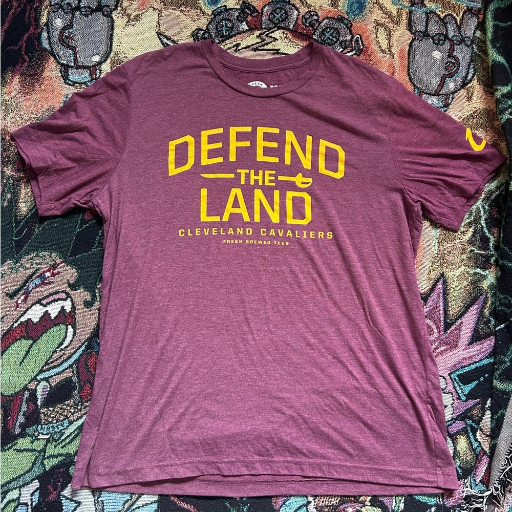 Cleveland Cavs “Defend the Land” T-Shirt